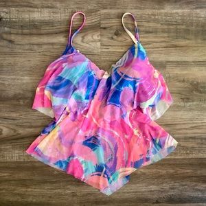 BOGO NWOT Beach House Tankini Top
